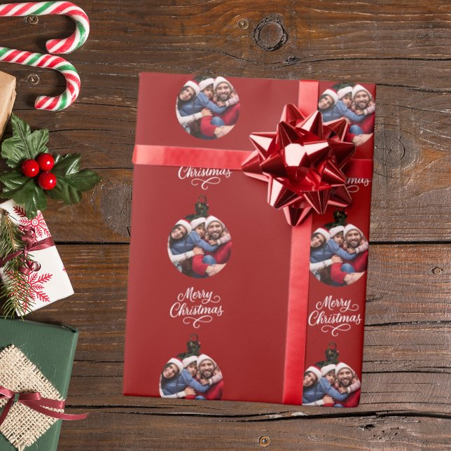 Papel De Presente Gráfico de diversão de fotos em branco vermelho Na (Criador carregado)