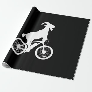 Papel De Presente Gráfico de Pão-de-Ouro Engraçado de Cabra Engra