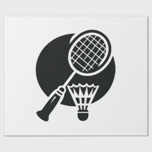 Papel De Presente Gráficos de Badminton