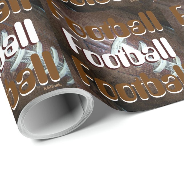 Papel De Presente Gráficos de futebol (Ponta do rolo)