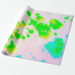Papel De Presente Grafite de Arte Suja. Abstrato Decorative Sunny Ik