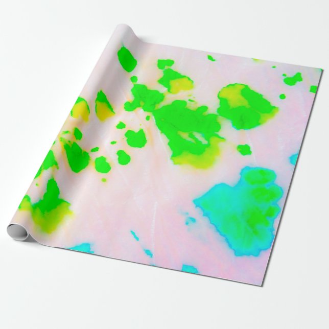 Papel De Presente Grafite de Arte Suja. Abstrato Decorative Sunny Ik (Desenrolado)