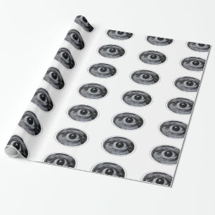 Papel De Presente Grafitti Eye