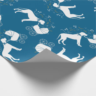 Papel De Presente Grande Chá de fraldas de cães de rua