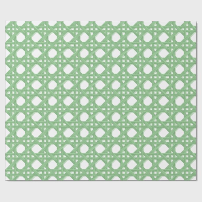 Papel De Presente Grande SALLY TECELAGEM EM 95ca92 VERDE (Aberto)