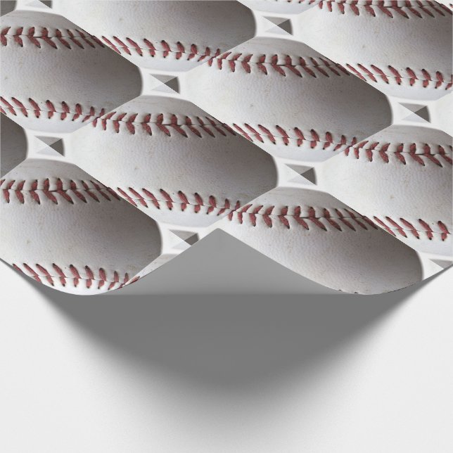 Papel De Presente Grande teste padrão do basebol (Ponta)