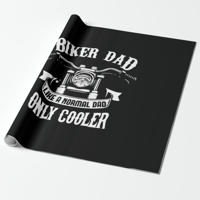 Papel De Presente Grandfather Quotes | Best Biker Dad (Desenrolado)