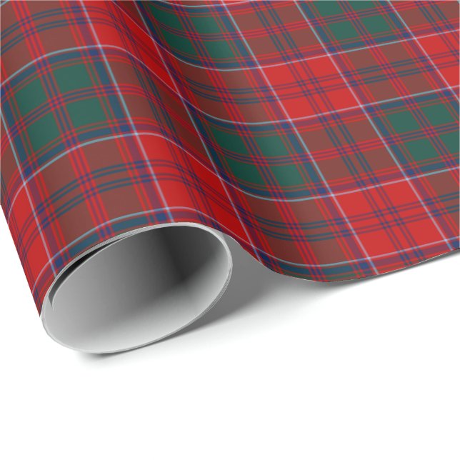 Papel De Presente Grant Clan Tartan (Ponta do rolo)