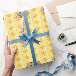 Papel De Presente Gratidão Sincera: "Grato Por Você" com Amor,