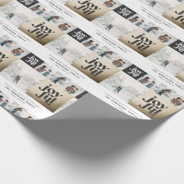 Papel De Presente Gratuidade geométrica moderna - natalidade dourada