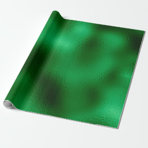 Papel De Presente Green Foil