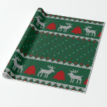 PAPEL DE PRESENTE GREEN KNITTED CHRISTMAS SWEATER<br><div class="desc">GREEN KNITTED SWEATER.</div>
