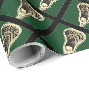 Papel De Presente Green Lacrosse Gift
