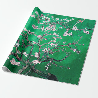 Papel De Presente Green Van Gogh Almond Blossoms
