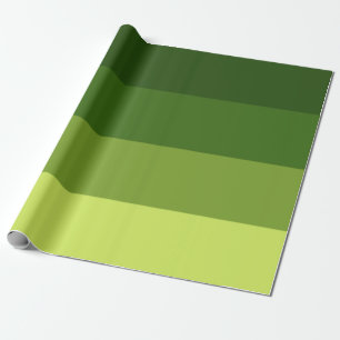 Papel De Presente Greenery Stripes