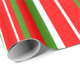 Papel De Presente Greve de Código de Barras Branco, Verde Natal, Ver