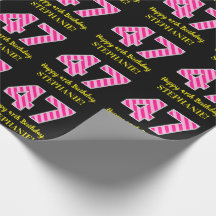 Greve Rosa Divertida "47"; Feliz 47.º Aniversário;