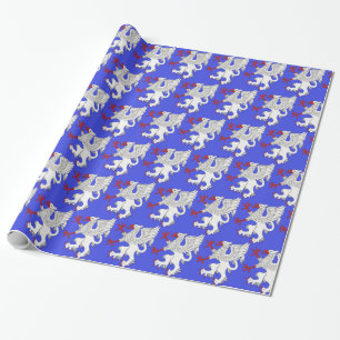 Papel De Presente Griffin Rampant Argent