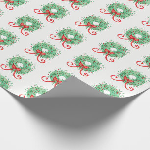 Papel De Presente Grinalda do Natal