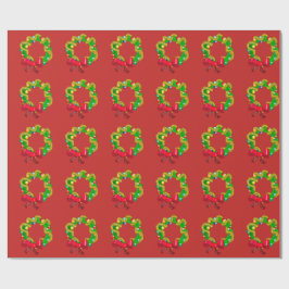 Papel De Presente Grinalda do Natal dos Arty - texto de