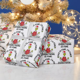 Papel De Presente Grinch Tudo está bem