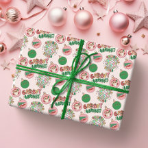 Groovy e Rosa e Verde Natal Retro