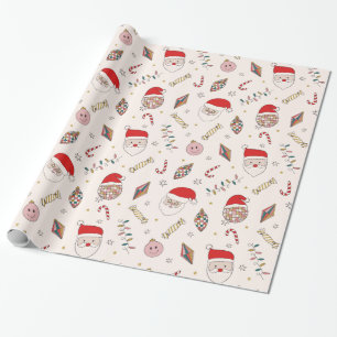 Papel De Presente Groovy Retro Bonito