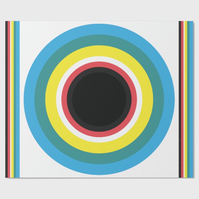 Papel De Presente Grosgrain Wrapping Paper - Centerpiece 1 (Aberto)