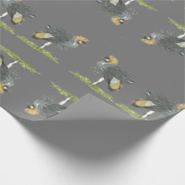 Papel De Presente Grua da Coroa das Cinzas Ameaçadas de Regal