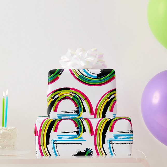 Papel De Presente Grunge - Letra E (Criador carregado)