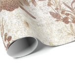 Papel De Presente Grungy Ivory Velha Pprecoce Dourada Rua Blush Roya<br><div class="desc">Elegante contemporâneo e ao mesmo tempo vintage embrulhando papel. Textura muito original e única Para qualquer evento como aniversários,  aniversário,  nova casa,  aposentadorias de graduação,  Natal,  namorados,  corporação,  casamentos de embalagens,  chás de panela etc</div>
