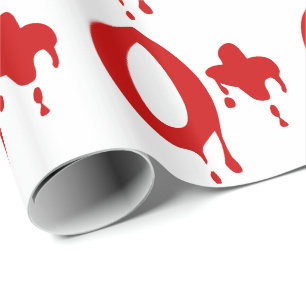 Papel De Presente Grupo Sanguíneo O+ Positivo #Hospital de Horror