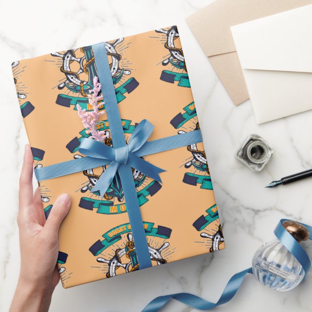 Papel De Presente Guarda costeira mãe (Presentear)