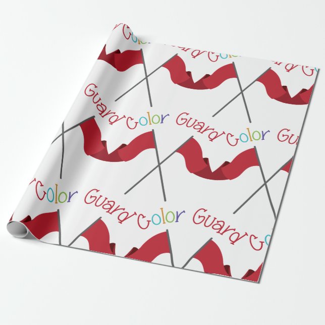 Papel De Presente Guarda de cores (Desenrolado)