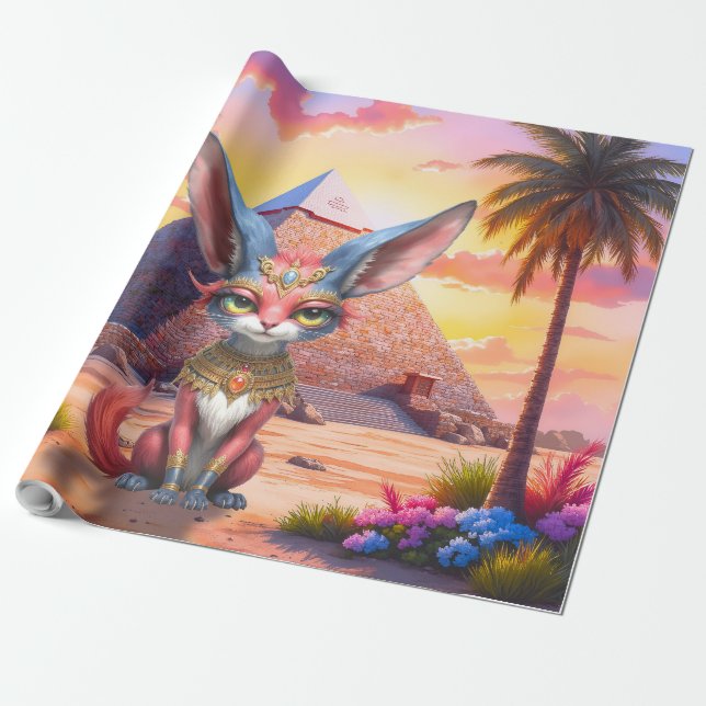 Papel De Presente Guardião Sagrado do Deserto (Desenrolado)