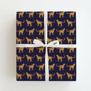 Papel De Presente Guepardo, leopardo