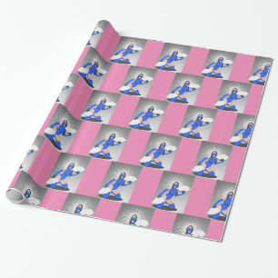 Papel De Presente Guerreira mascarada Princesa Thunder_Cove