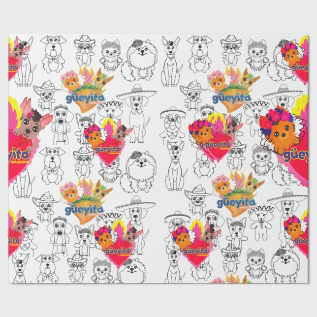Papel De Presente Gueyita Wrapping paper (Barra)