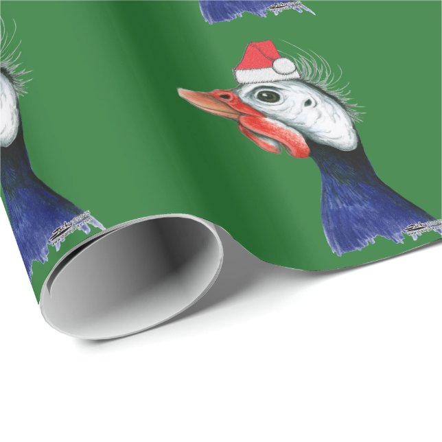 Papel De Presente Guiné Santa Claus (Ponta do rolo)