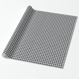 Papel De Presente Guingão preto e branco