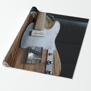 Papel De Presente Guitarra Maravilhosa