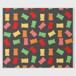 Papel De Presente Gummy Bear Wrapping Paper