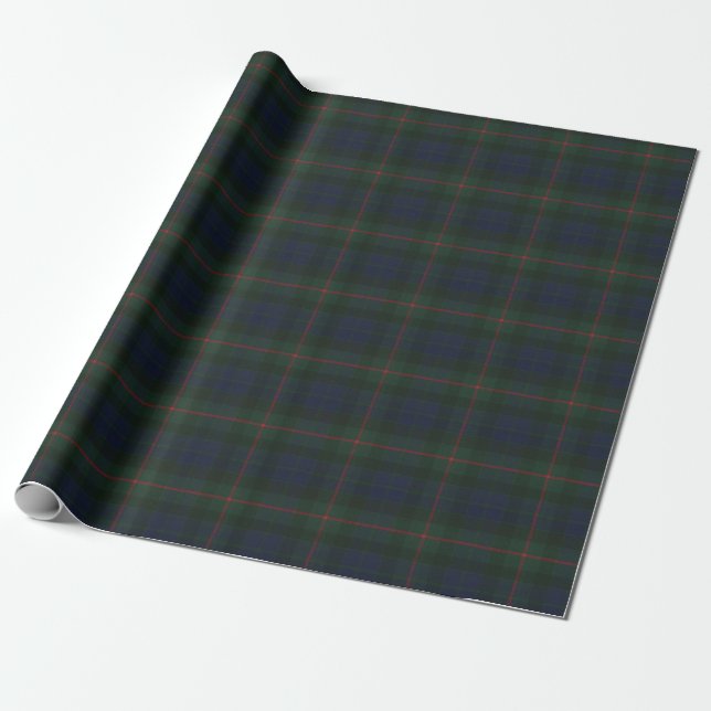 Papel De Presente Gunn Modern Original Scottish Tartan (Desenrolado)
