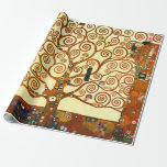 Papel De Presente Gustav Klimt A Árvore da Vida das Belas Artes<br><div class="desc">Gustav Klimt,  a árvore da vida,  papel de quebra de arte</div>