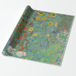 Papel De Presente Gustav Klimt - Jardim do País com Girassóis<br><div class="desc">Jardim do País com Girassóis/Jardim de Fazenda com Girassóis - Gustav Klimt em 1905-1906</div>