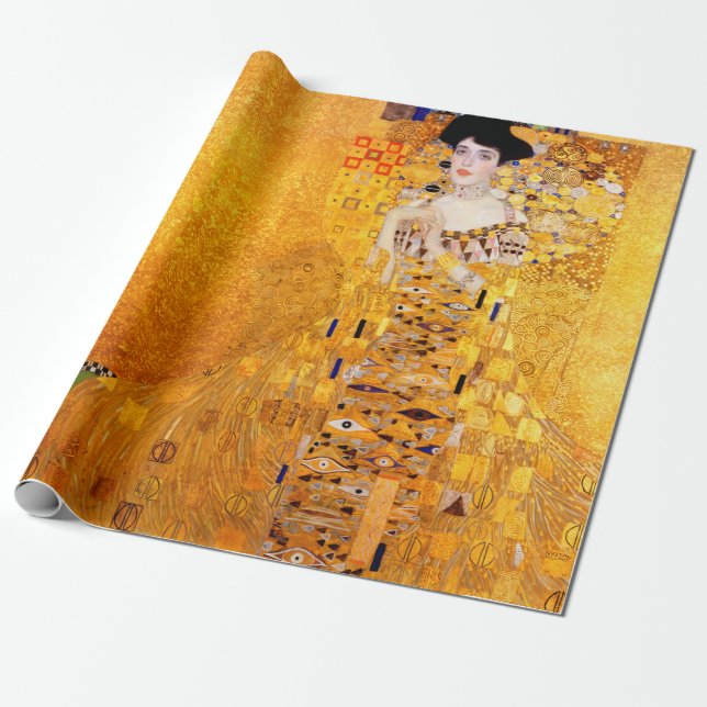 Papel De Presente Gustav Klimt Retrato de Adele Bloch-Bauer I (Desenrolado)