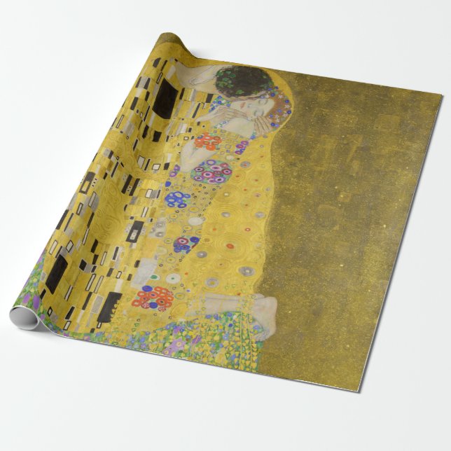 Papel De Presente Gustav Klimt - The Biss (Desenrolado)