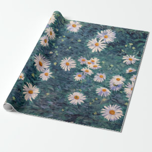 Papel De Presente Gustave Caillebotte - Cama de Margaridas, Detalhe