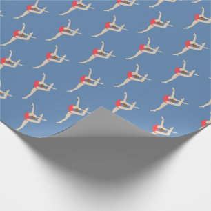 Papel De Presente Gymnast feminino