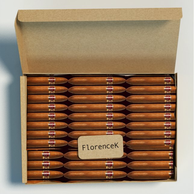 Papel De Presente Habana Charar Luxury Vip Cuban (Habana Cigar Luxury Vip Cuban Wrapping Paper)